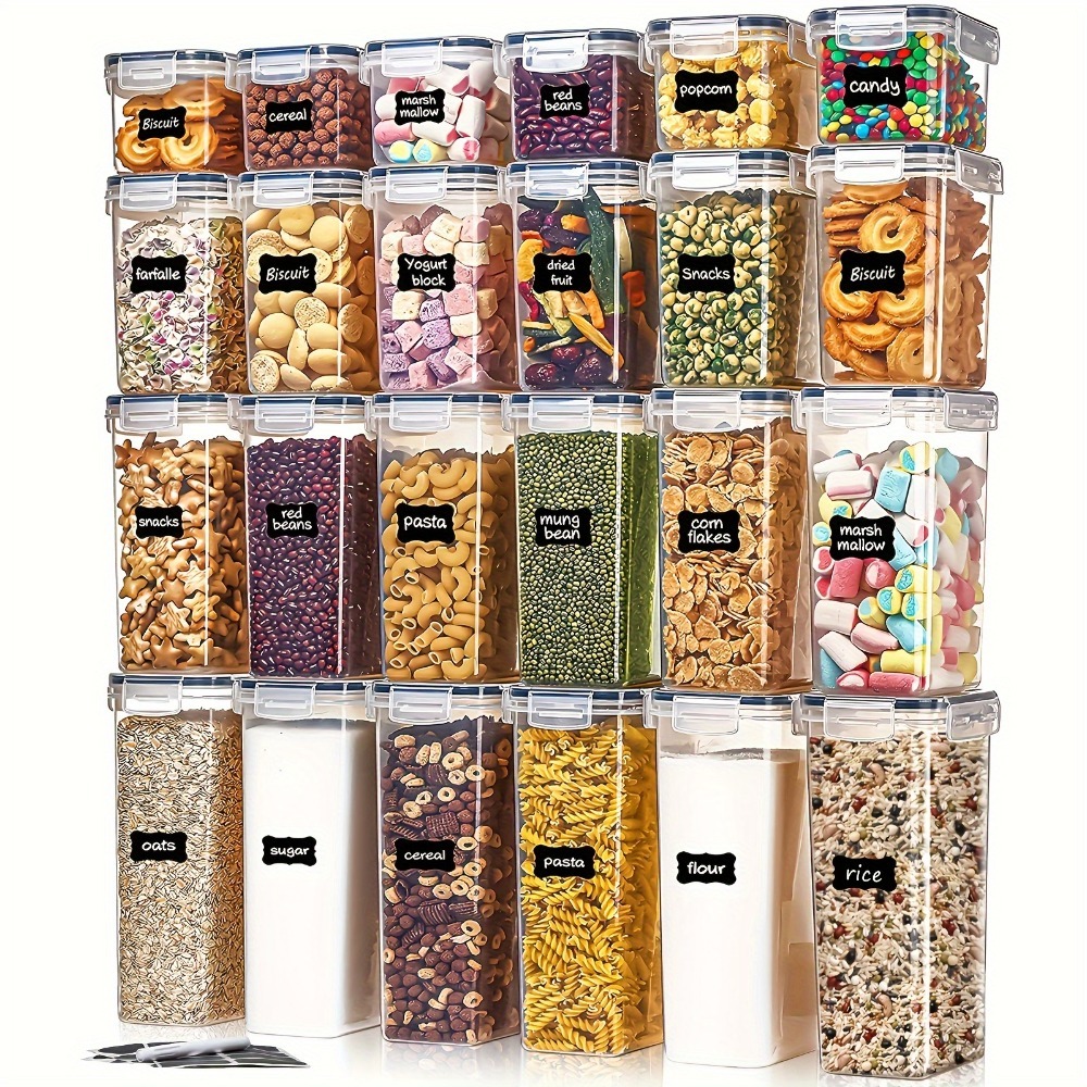 Healthy Kitchen Gadgets - 24Pcs Food Storage Containers 12 Boxes