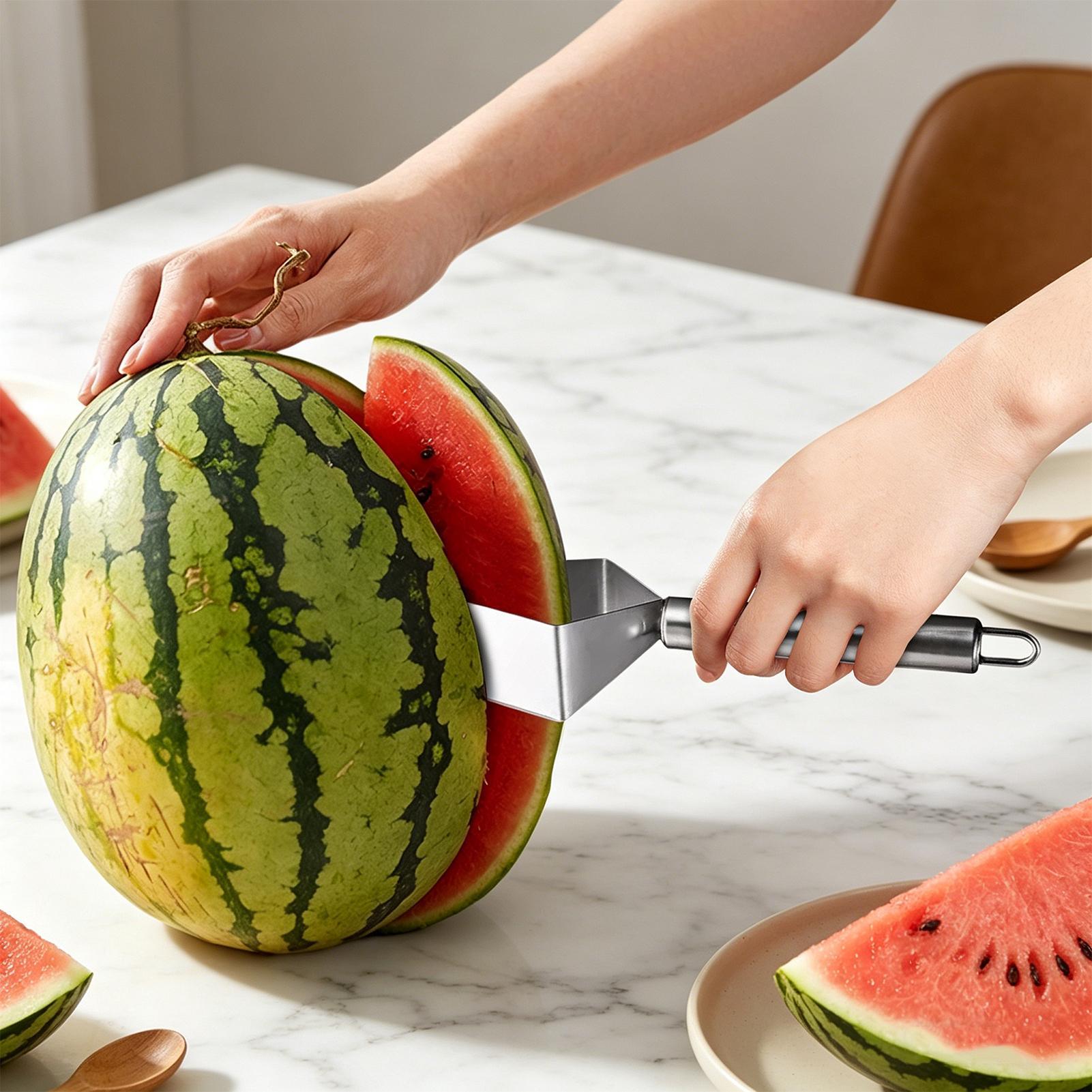 Watermelon Slicer Cutter - Watermelon Slicer Triangular Watermelon Cut Into