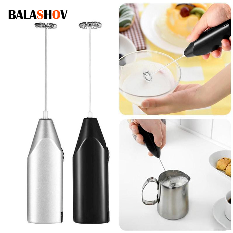 Healthy Kitchen Gadgets - Wireless Milk Foamer Coffee Whisk Mixer