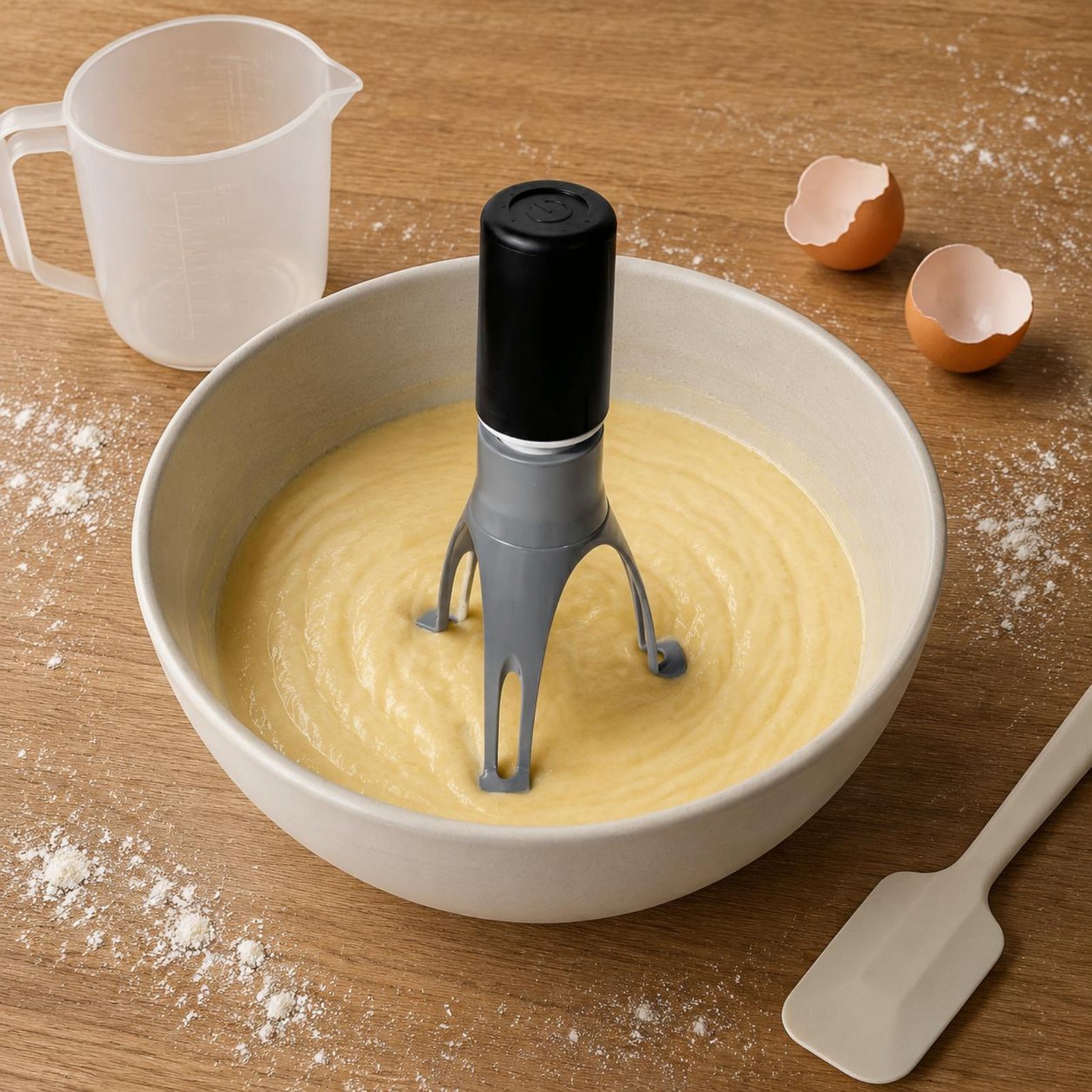Healthy Kitchen Gadgets - Automatic Triangle Stirrer - Hands-Free Electric