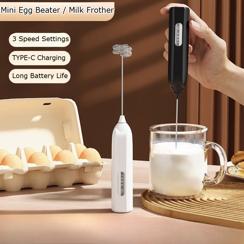 Healthy Kitchen Gadgets - New Handheld Electric Milk Frother Automatic