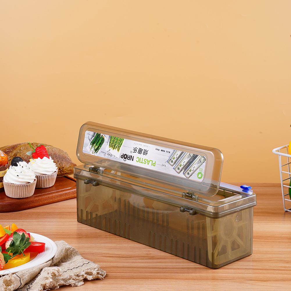 Healthy Kitchen Gadgets - Plastic Wrap Dispenser Cling Film Cutter