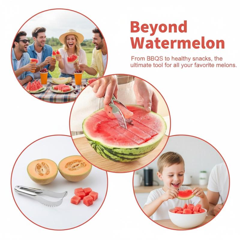 Stainless Steel Windmill Water - Watermelon Slicer Cutter ulasan dan harga