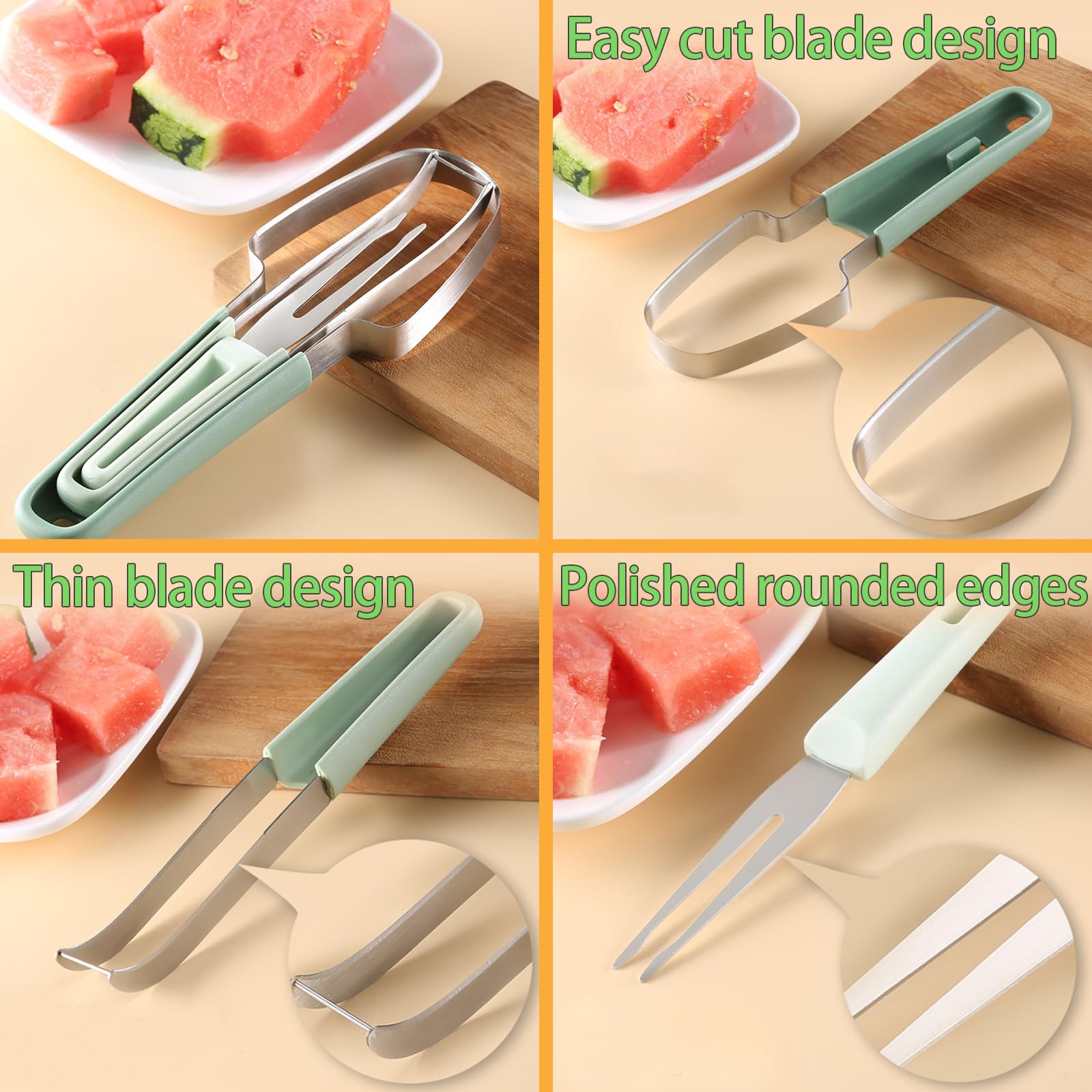 3 in 1 Watermelon Fork Slicer  - Watermelon Slicer Cutter ulasan dan harga