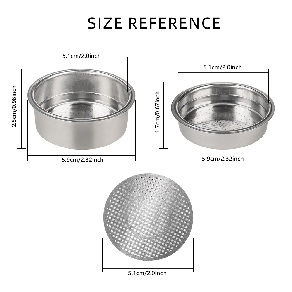 Pressured Double Layer 51mm St - Stainless Steel Strainer ulasan dan harga