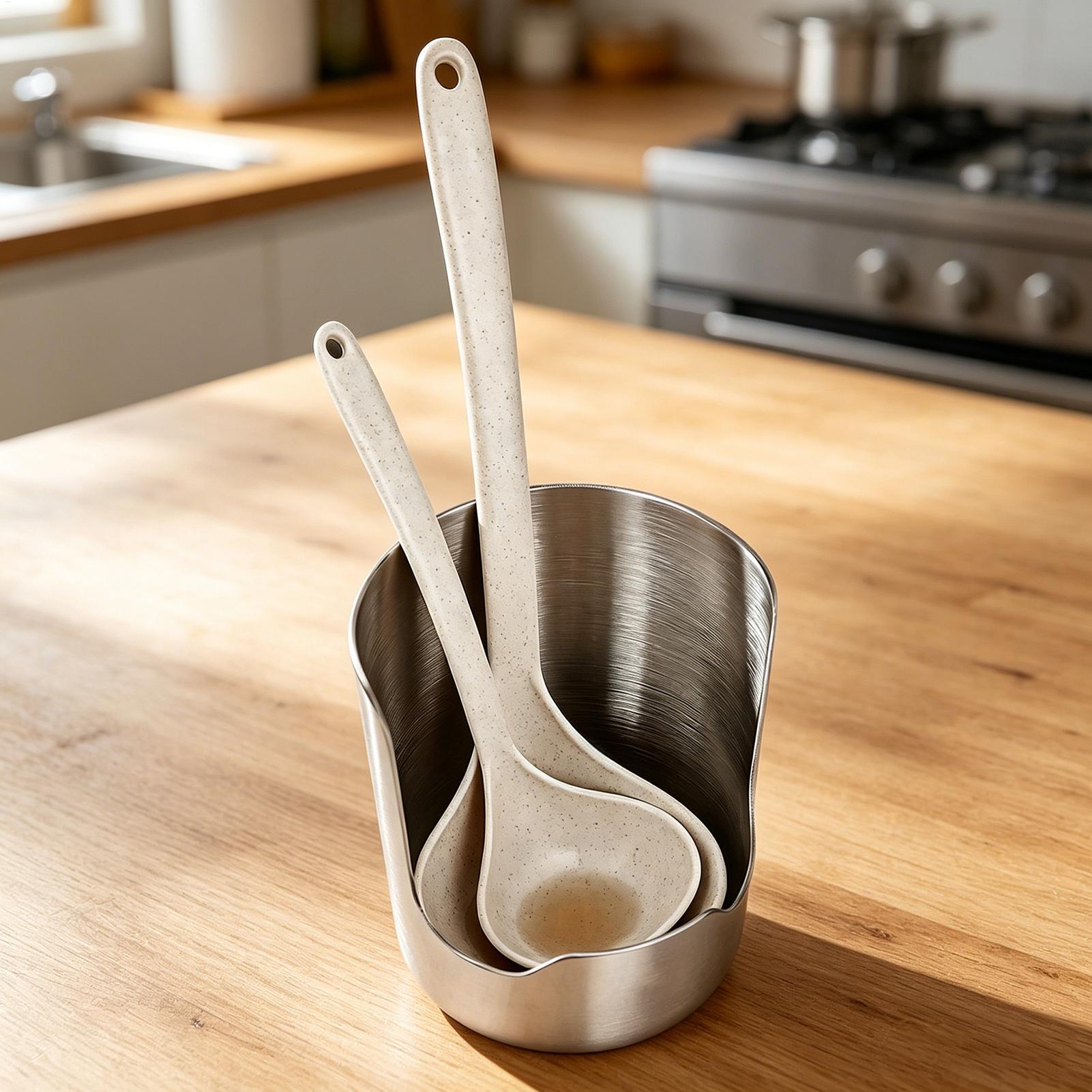 Stainless Steel Spoon Rest Org - Kitchen Gadgets Under 100 ulasan dan harga