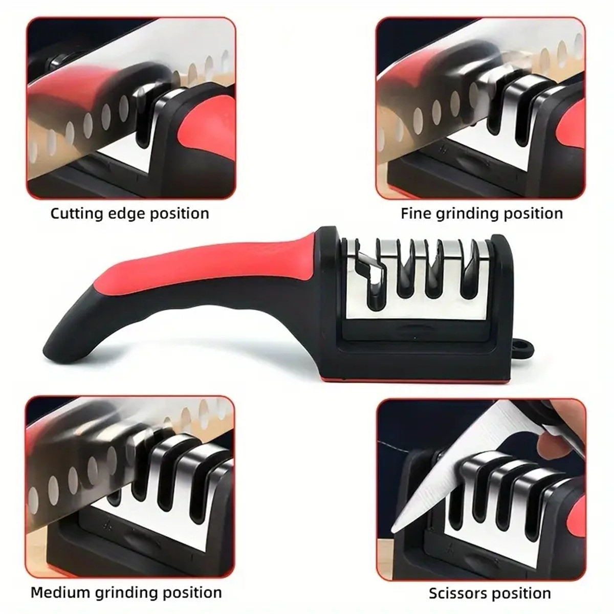 3/4 Segment Knife Sharpener Ki - Kitchen Gadgets Needed ulasan dan harga