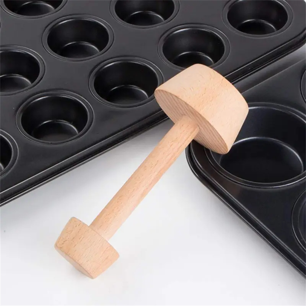 Premium Wooden Egg Tart Mold D - Kitchen Gadgets For Cooking ulasan dan harga