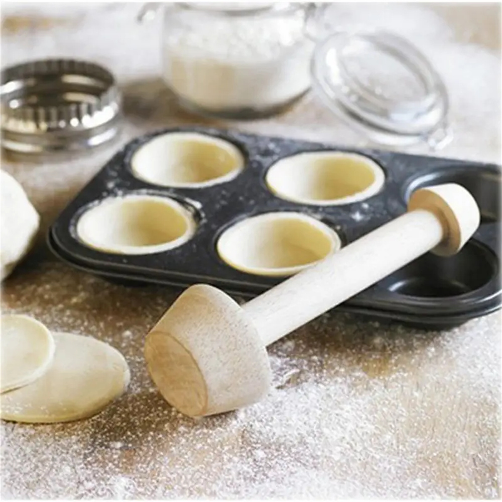 Premium Wooden Egg Tart Mold D - Kitchen Gadgets For Cooking ulasan dan harga