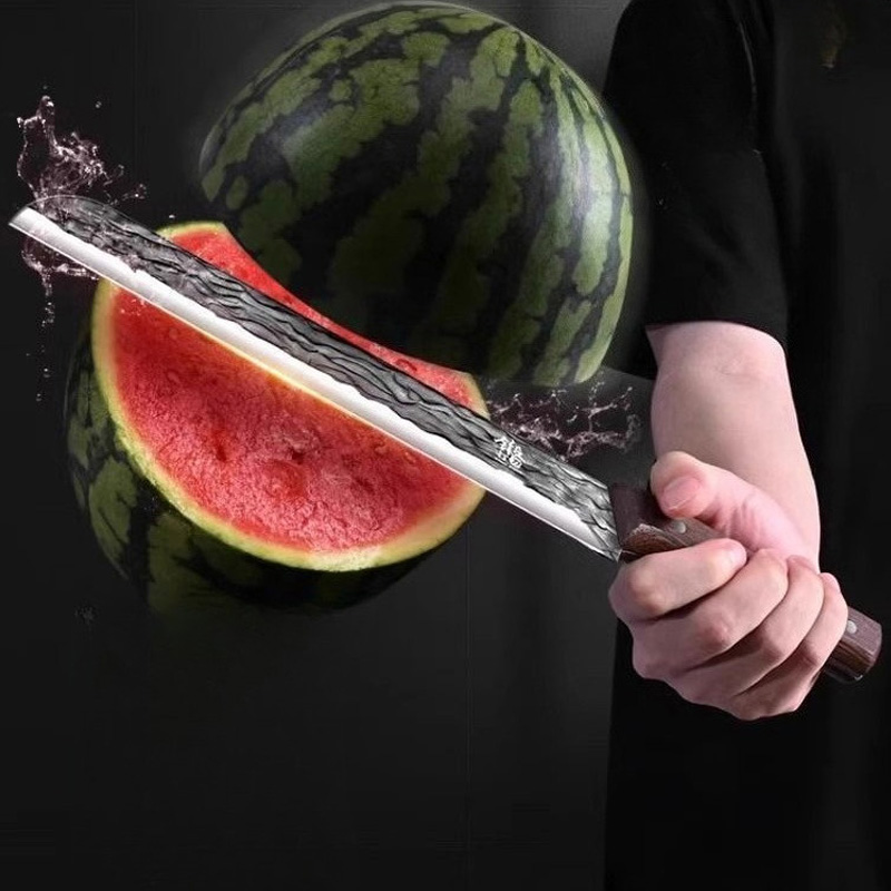 Forged fruit knife a large and - Watermelon Slicer Cutter ulasan dan harga
