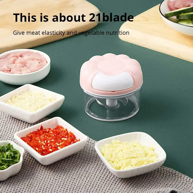 1pc Blue/Pink Manual Garlic Ma - Kitchen Gadgets For Cooking ulasan dan harga