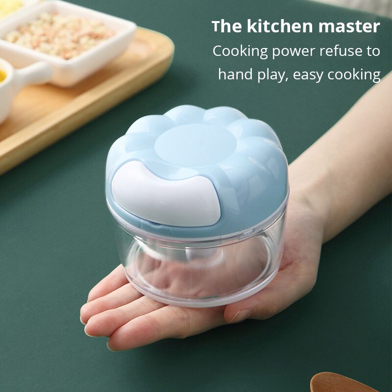 1pc Blue/Pink Manual Garlic Ma - Kitchen Gadgets For Cooking ulasan dan harga
