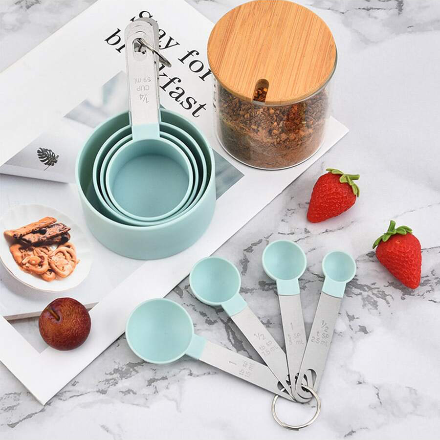 4PCS/8PCS plastic measuring cu - Healthy Kitchen Gadgets ulasan dan harga