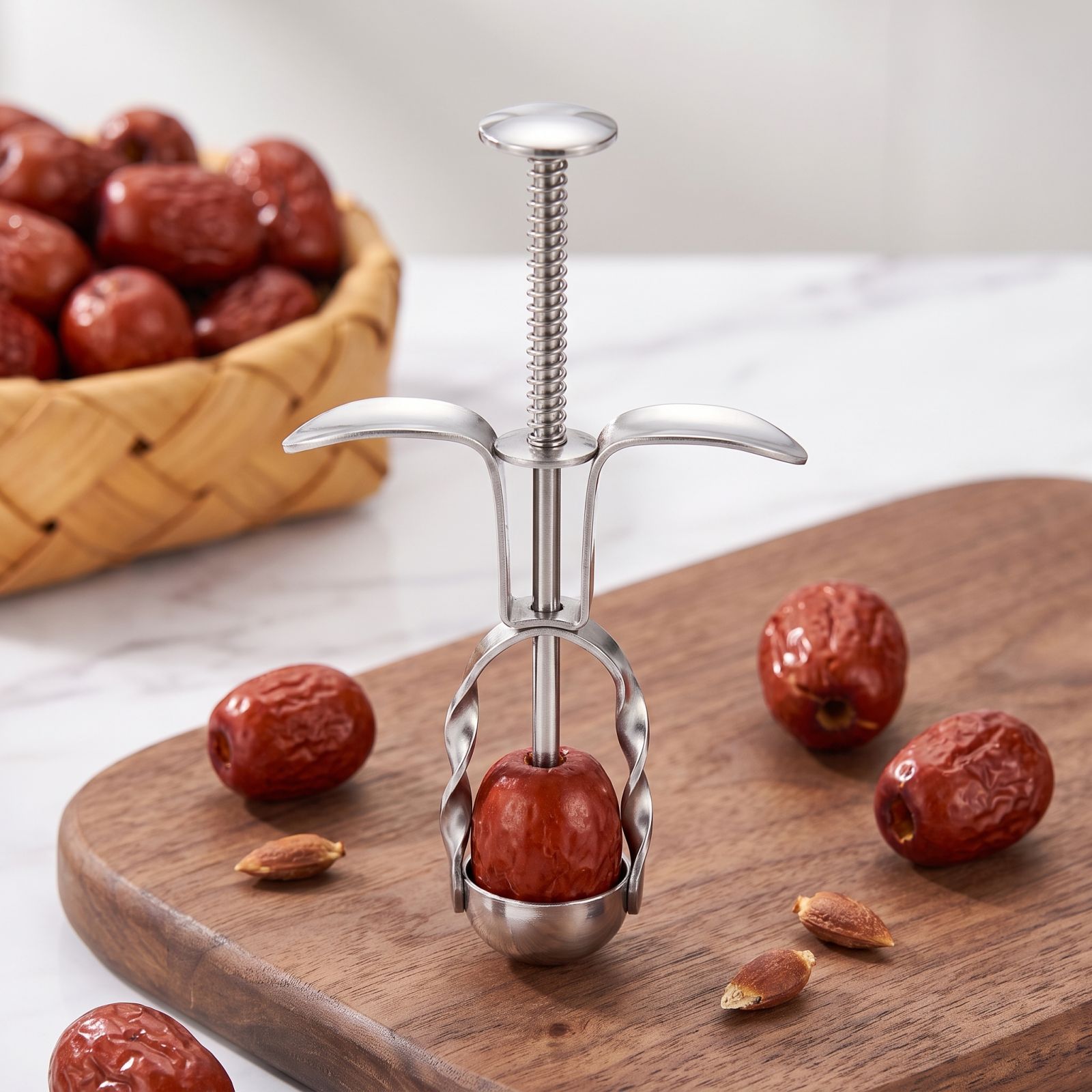 Stainless Steel Red Date Pitte - Kitchen Gadgets For Cooking ulasan dan harga